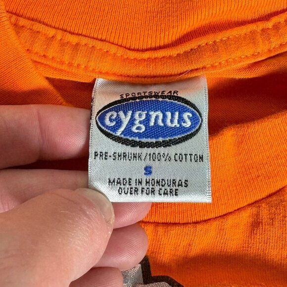 Vintage 90s POWER RANGERS Ninja Storm Boys Kids Small Orange T-Shirt Long Sleeve - Picture 6 of 6